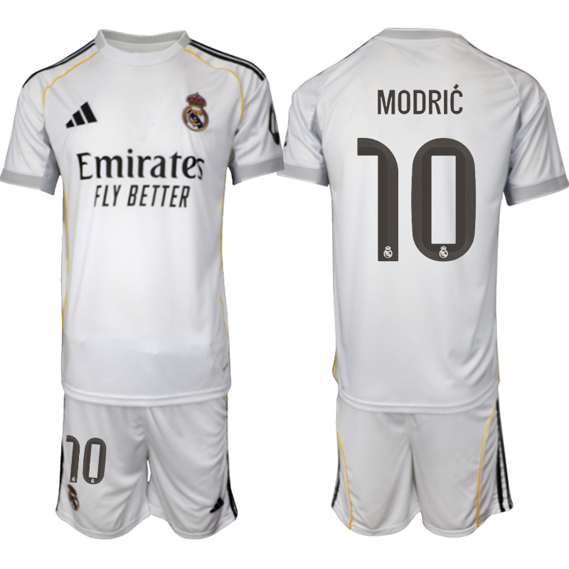 Men 2025-2026 Club Real Madrid home white #10 Soccer Jersey 01->real madrid jersey->Soccer Club Jersey